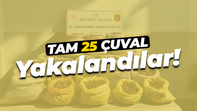 25 çuval çalmışlardı! Kıskıvrak yakalandılar