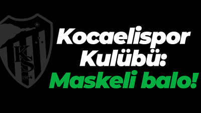 Kocaelispor Kulübü: Maskeli balo!