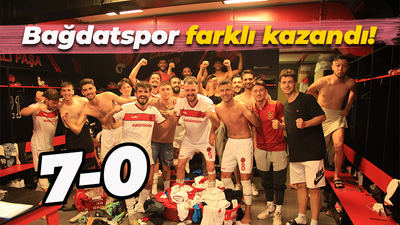 Bağdatspor farklı kazandı! “7-0”