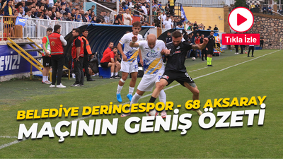 Belediye Derince Spor - 68 Aksaray maçının geniş özeti