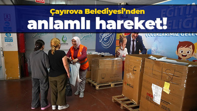 Çayırova Belediyesi'nden anlamlı hareket