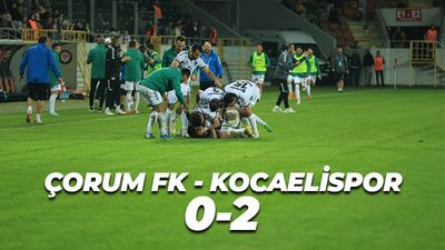 Çorum Futbol Kulübü - Kocaelispor: 0-2 (MAÇ SONUCU)