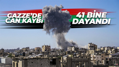 İsrail'in 335 gündür saldırılarını sürdürdüğü Gazze'de can kaybı 41 bine dayandı