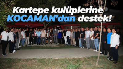 Kartepe kulüplerine KOCAMAN’dan destek!