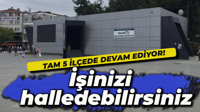 Kocaeli Büyükşehir Belediyesi 5 ilçede birden devam ediyor!