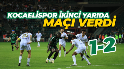 Kocaelispor ikinci yarıda maçı verdi! “1-2”