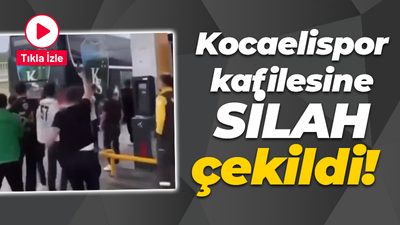 Kocaelispor kafilesine silah çekildi!