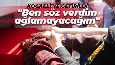 Kocaeli'ye getirilen şehidin eşi: Ben söz verdim ağlamayacağım