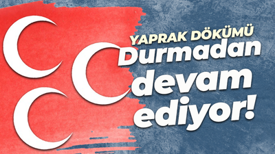 MHP'de yaprak dökümü durmadan devam ediyor