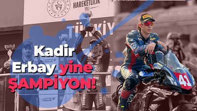 Motor sporlarının 41’i Kadir Erbay yine ŞAMPİYON!