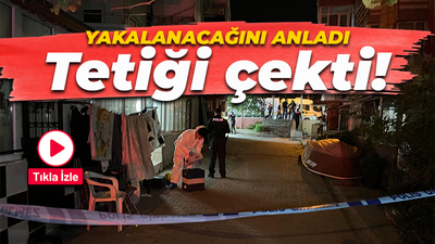 Operasyonda yakalanacağını anlayınca tetiği çekti!