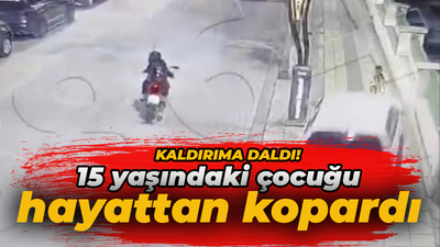 Otomobille kaldırıma daldı! 15 yaşında çocuk hayatını kaybetti