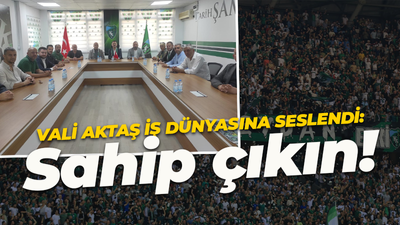 Vali İlhami Aktaş Kocaelispor'u ziyaret etti: Sahip çıkın!