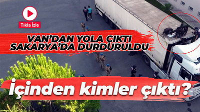 Van'dan yola çıktı, Sakarya'da durduruldu: İçinden çıkanlar 'yok artık' dedirtti!