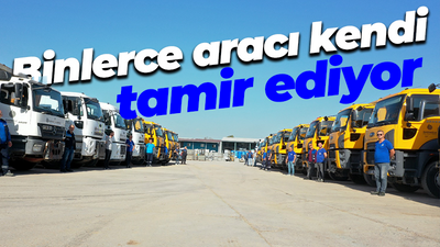 Binlerce aracı kendi tamir ediyor!