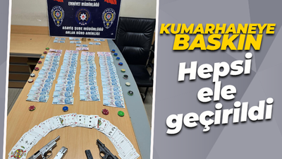 Ev görünümlü kumarhaneye baskın! Hepsi ele geçirildi...