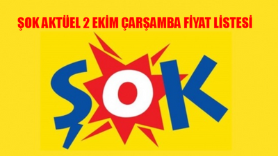 2 Ekim ŞOK Kataloğu 2024 Fiyat Listesi Belli Oldu! ŞOK'ta Bu Hafta Çarşamba Mini Isıtıcı 999 TL! ŞOK Aktüel 2 Ekim Çarşamba