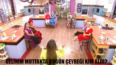 Gelinim Mutfakta 1 Ekim Puan Durumu! Kanal D Gelinim Mutfakta Bugün Çeyrek Altını Kim Aldı?