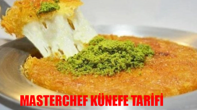 1 Ekim Masterchef Mehmet Şeften Künefe Tarifi: Çıtır Çıtır Künefe Nasıl Yapılır?