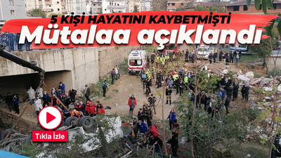 5 kişi hayatını kaybetmişti: Mütalaa açıklandı