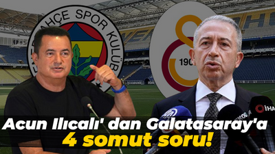 Acun Ilıcalı' dan Galatasaray'a 4 somut soru!