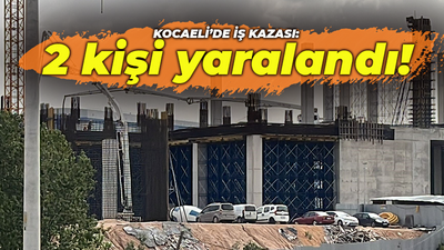 Kocaeli’de iş kazası! 2 kişi yaralandı