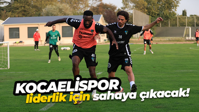 Kocaelispor, liderlik için sahaya çıkacak!