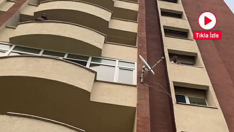 Örümcek adama özenen çocuk bakın ne yaptı!