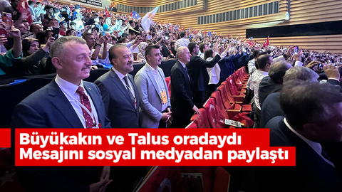Büyükakın ve Talus AK Parti'nin 22 kuruluş yıl dönümünü kutladı