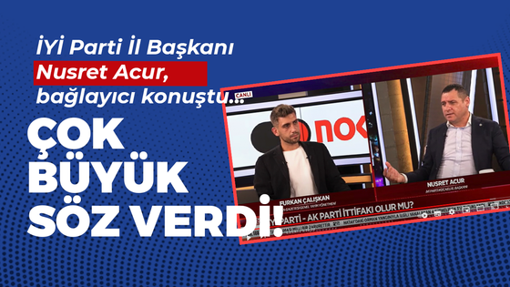 Nusret Acur büyük konuştu. Çok net sözler verdi!