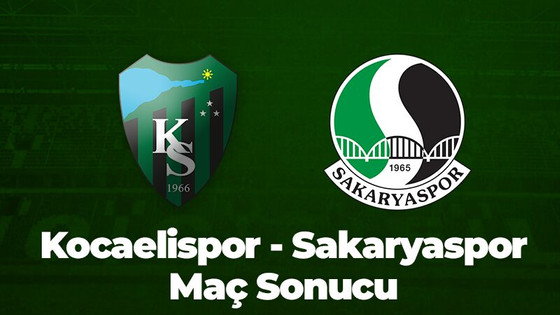 Sakaryaspor - KOCAELİSPOR: 3-1 (Maç sonucu)