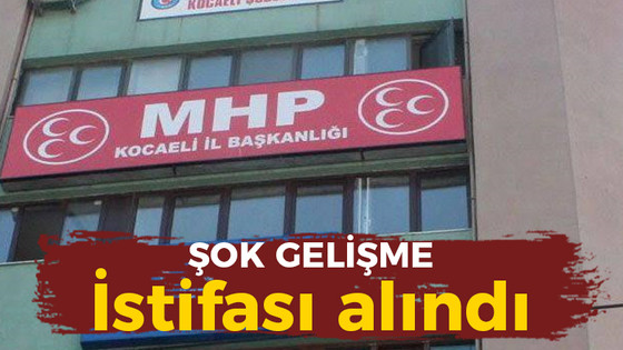 MHP'de şok gelişme: İstifası istendi