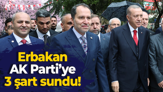 Erbakan, iktidara 3 şart sundu!