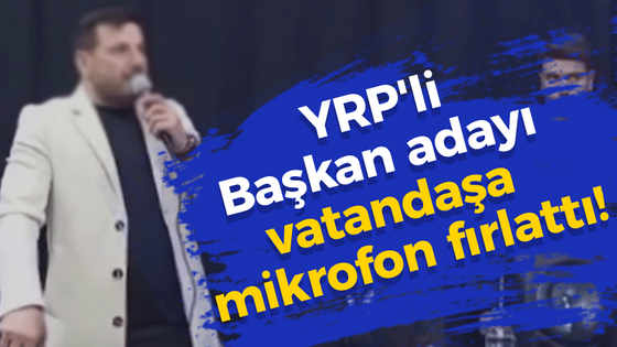 Davut Güloğlu vatandaşa mikrofon fırlattı!