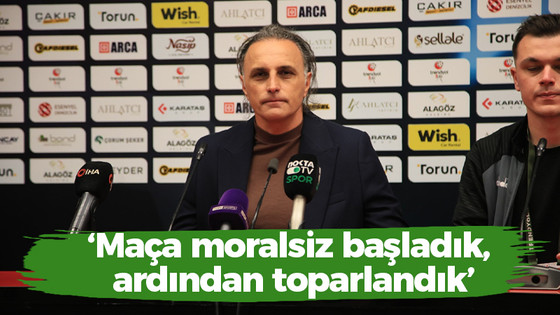 Mustafa Gürsel: Maça moralsiz başladık, ardından toparlandık