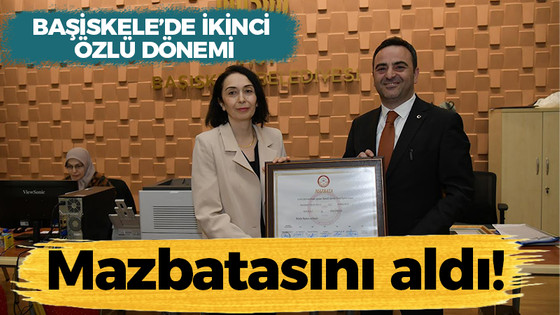 Başiskele'de ikinci Özlü dönemi: Mazbatasını aldı!