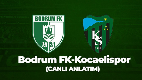 Bodrum Futbol Kulübü - Kocaelispor: 3-0 (MAÇ SONUCU)