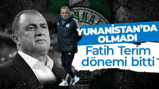 Yunanistan'da olmadı, Fatih Terim dönemi bitti!