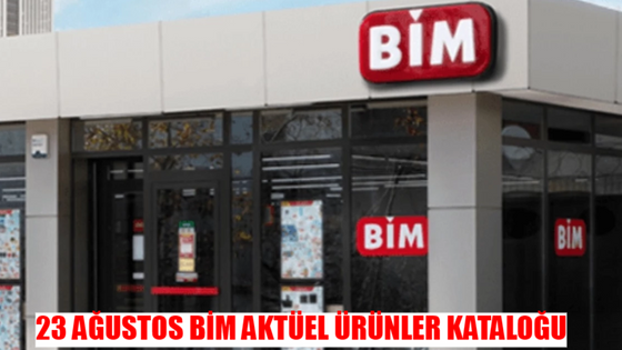 23 AĞUSTOS BİM AKTÜEL ÜRÜNLER KATALOĞU SATIŞA ÇIKTI: BİM'de Bu Hafta Cuma İndirimli Bisiklet Panayırı Başladı