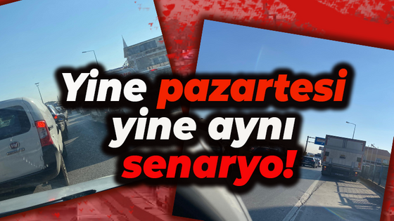 Yine Pazartesi yine Gölcük-İzmit yolu kilit!